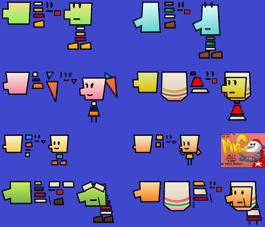Super Paper Mario - Flipside Residents