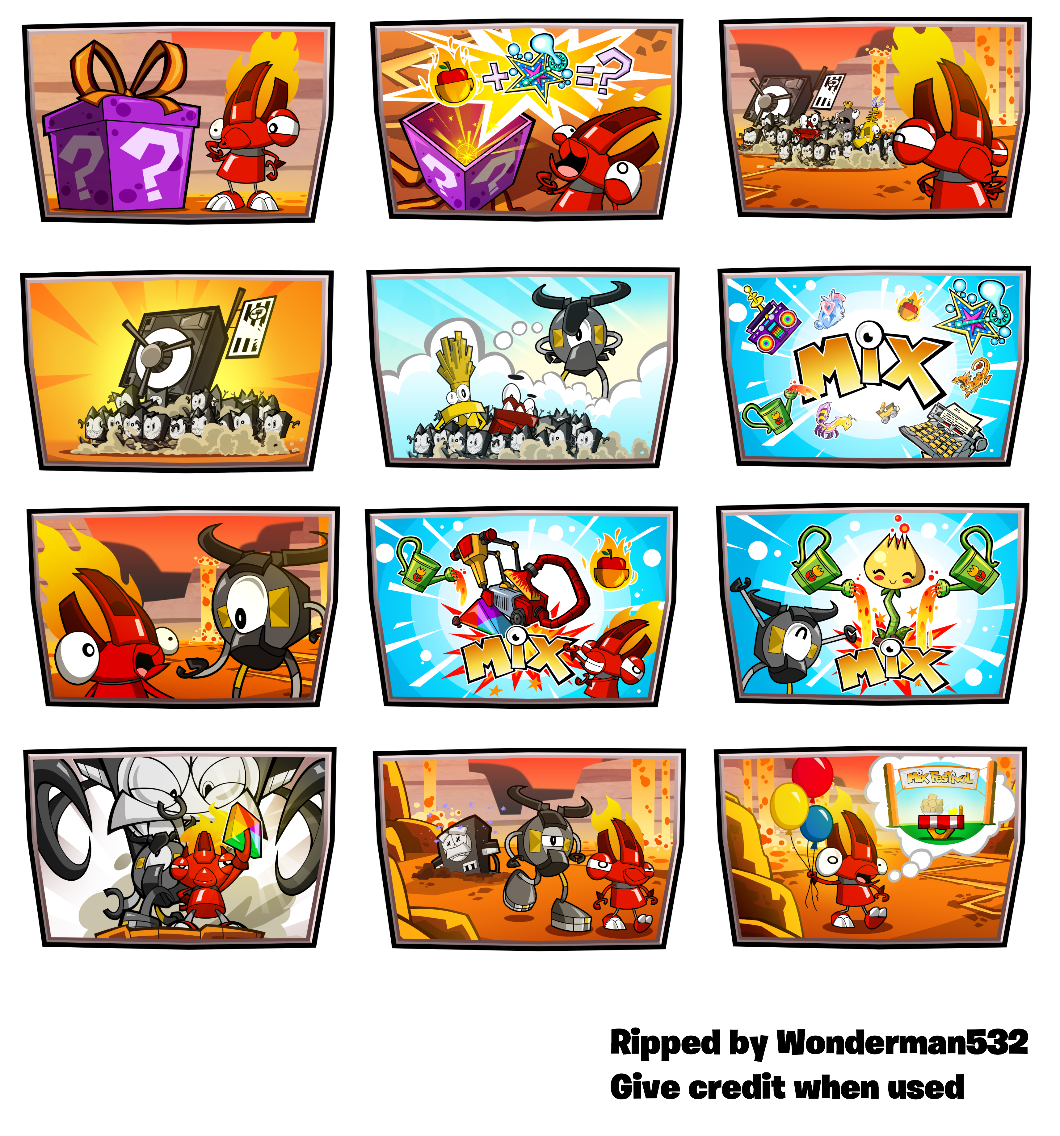 Calling All Mixels - Tutorial Comic Panels