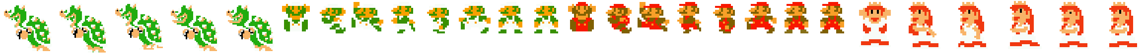 Super Paper Mario - Mega Star Characters & Pal Pills