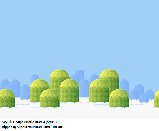 Super Mario All-Stars: Super Mario Bros. 3 - Sky Hills