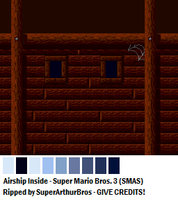 Super Mario All-Stars: Super Mario Bros. 3 - Airship (Interior)