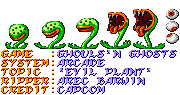 Ghouls 'n Ghosts - Evil Plant