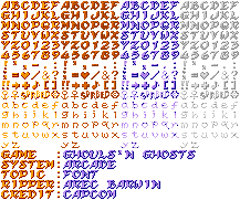 Ghouls 'n Ghosts - Font