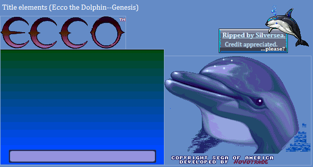 Ecco the Dolphin - Title Elements