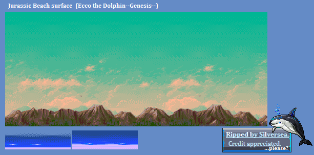 Ecco the Dolphin - Jurassic Beach Surface