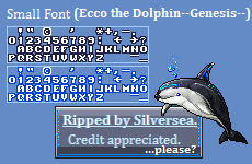 Ecco the Dolphin - Small Font