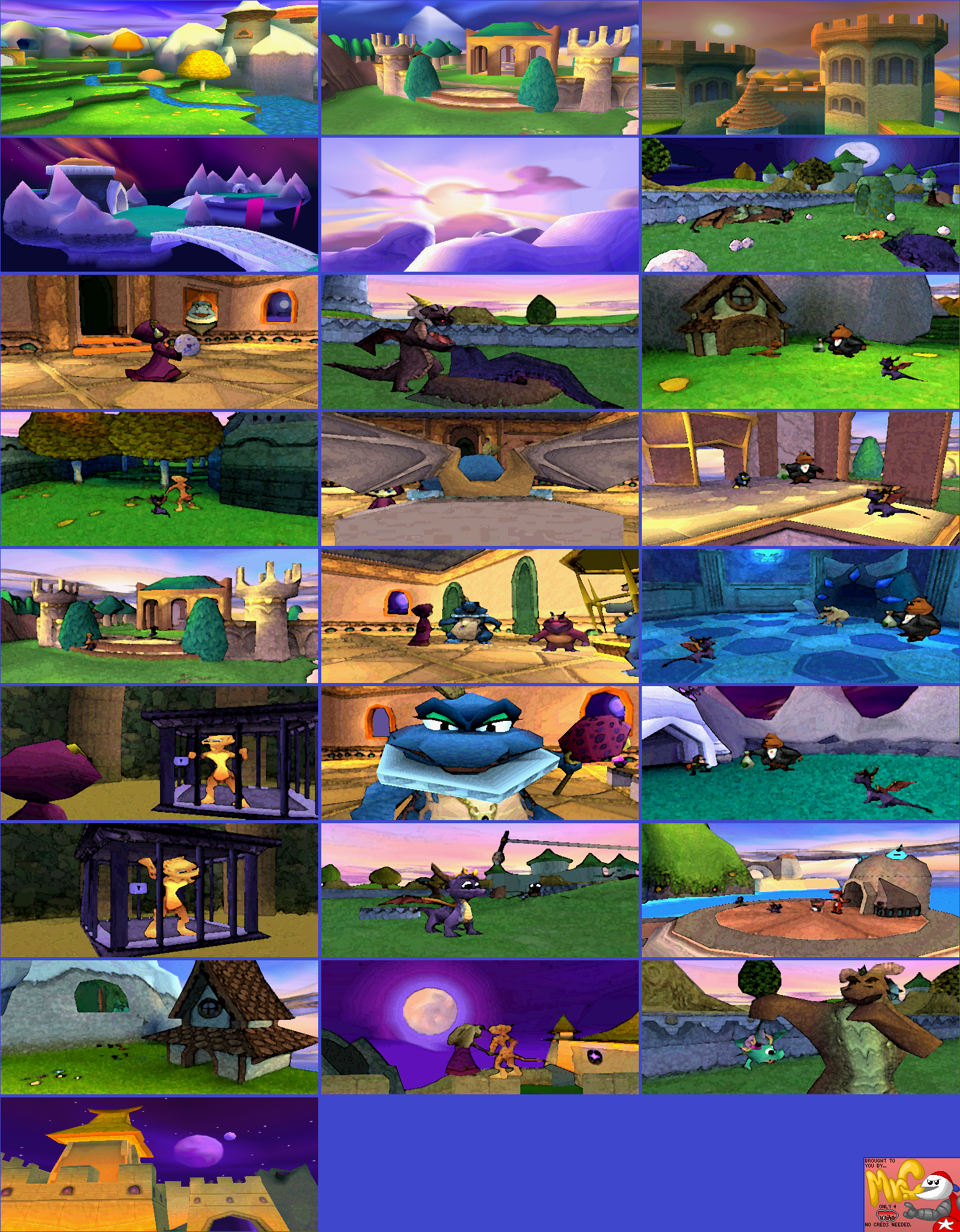 Spyro 3: Year of the Dragon - Loading Screens
