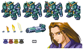 Super Robot Wars R - Gundam Leopard