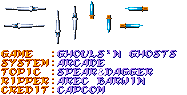 Ghouls 'n Ghosts - Spear and Dagger