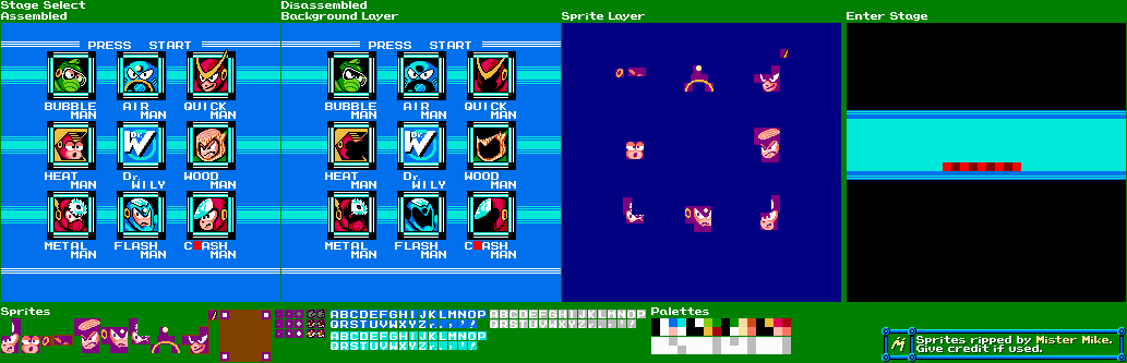 Mega Man 2 - Stage Select