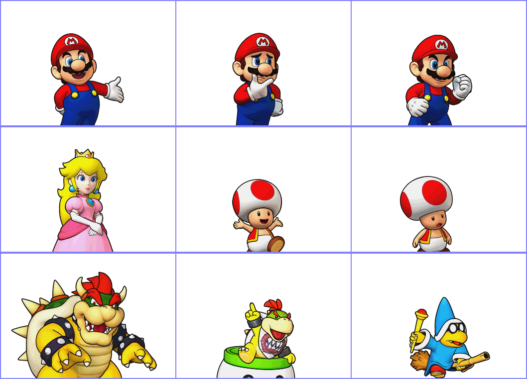 Puzzle & Dragons: Super Mario Bros. Edition - Portraits