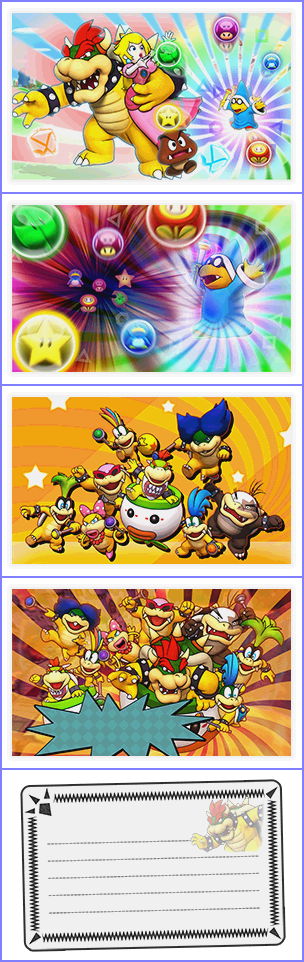 Puzzle & Dragons: Super Mario Bros. Edition - Story Intro Images