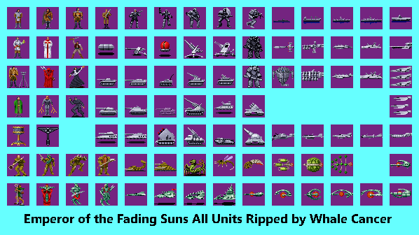 Emperor of the Fading Suns - Unit Icons