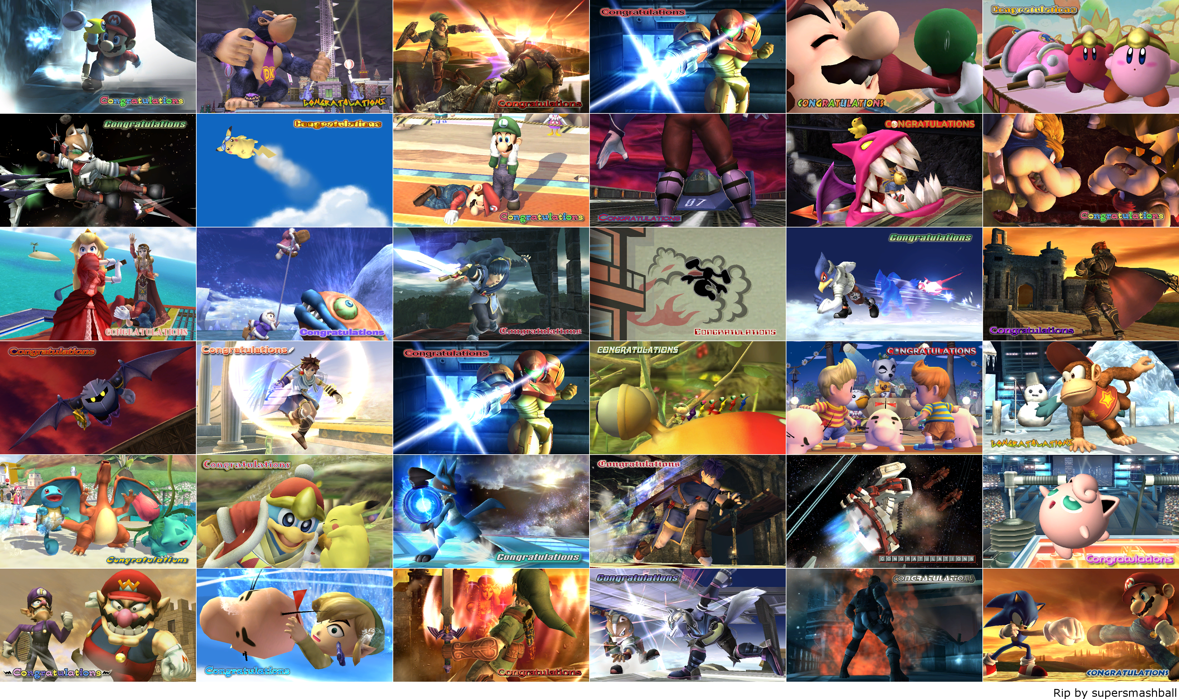 Super Smash Bros. Brawl - Classic Clear