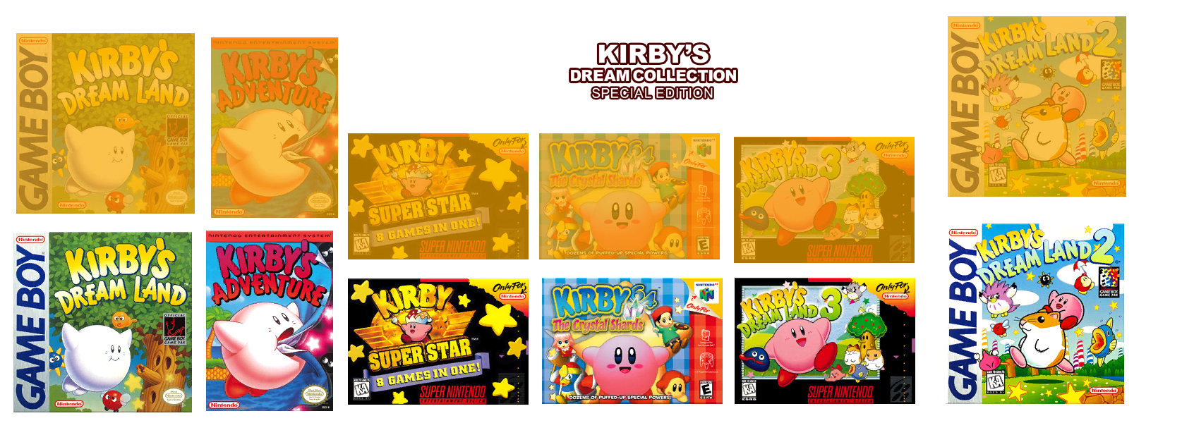 Kirby's Dream Collection - Game Select