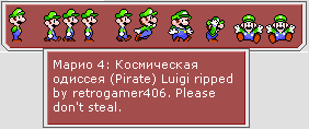 Mario 4: Space Odyssey (Bootleg) - Luigi