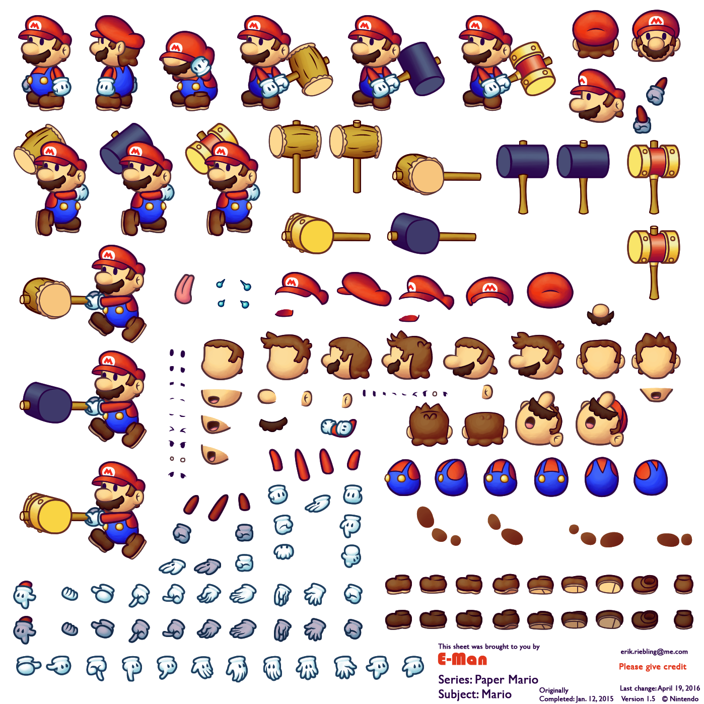 Custom Edited Paper Mario Customs Paper Mario The Spriters Resource