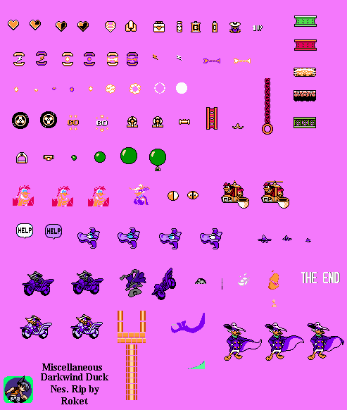 Darkwing Duck - Items & Obstacles