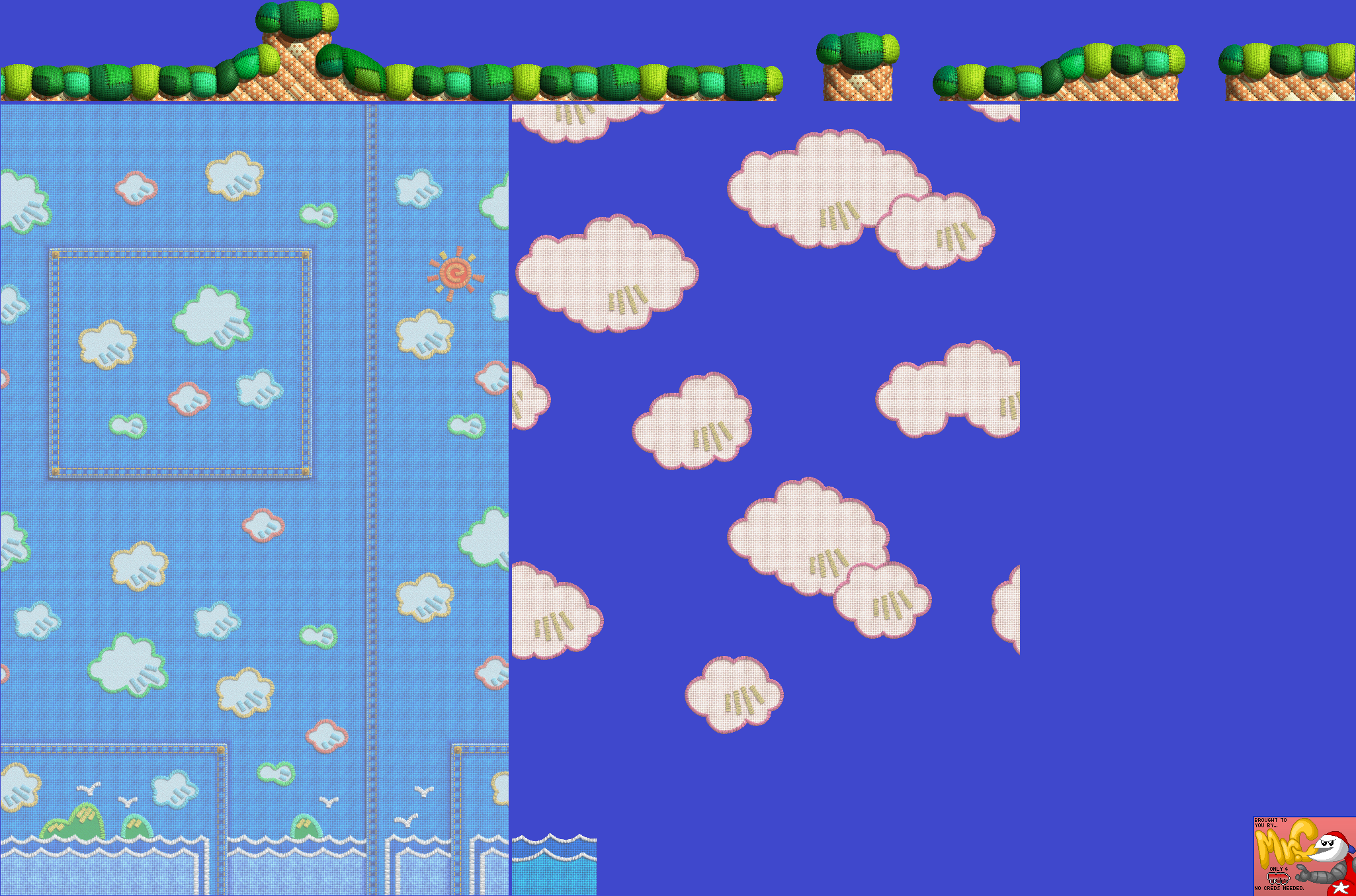 Yoshi's Story - 3-1 Cloud Cruising