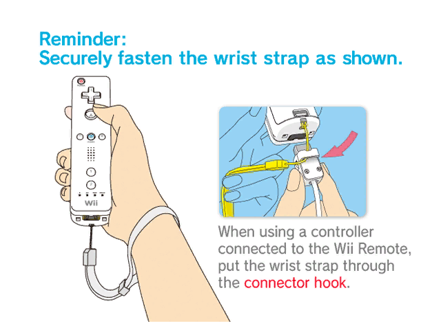 Wii Menu - Wrist Strap Reminder (PAL and NTSC-U English Version) v1