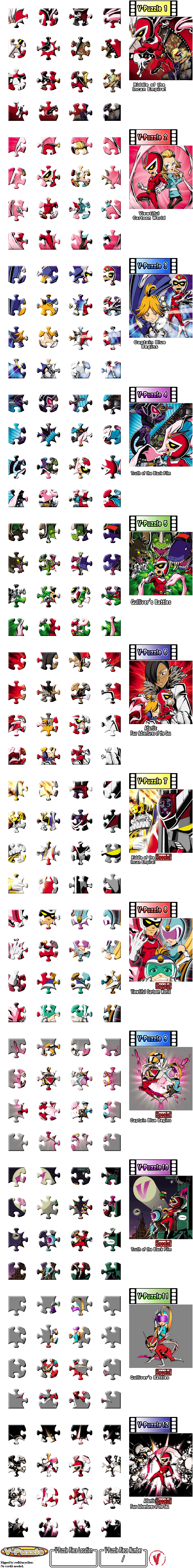 Viewtiful Joe: Red Hot Rumble - V-Puzzles