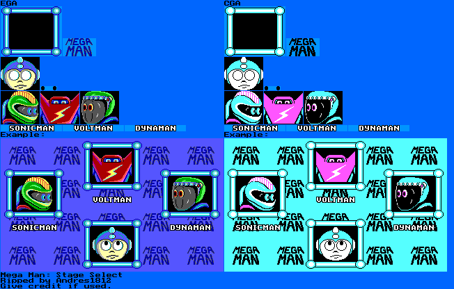 Mega Man - Stage Select