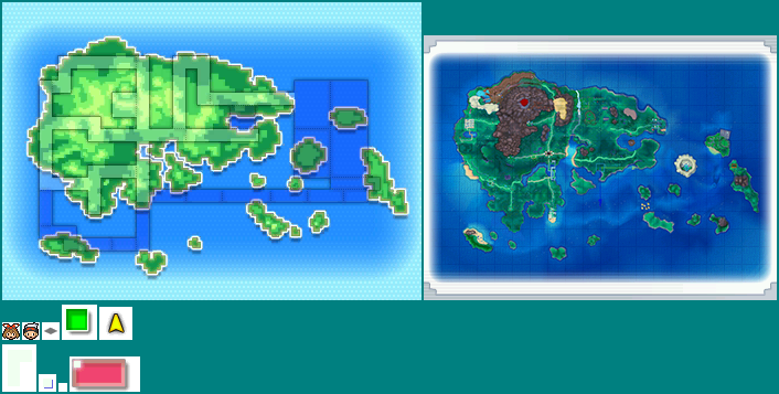 Pokémon Omega Ruby / Alpha Sapphire - Map