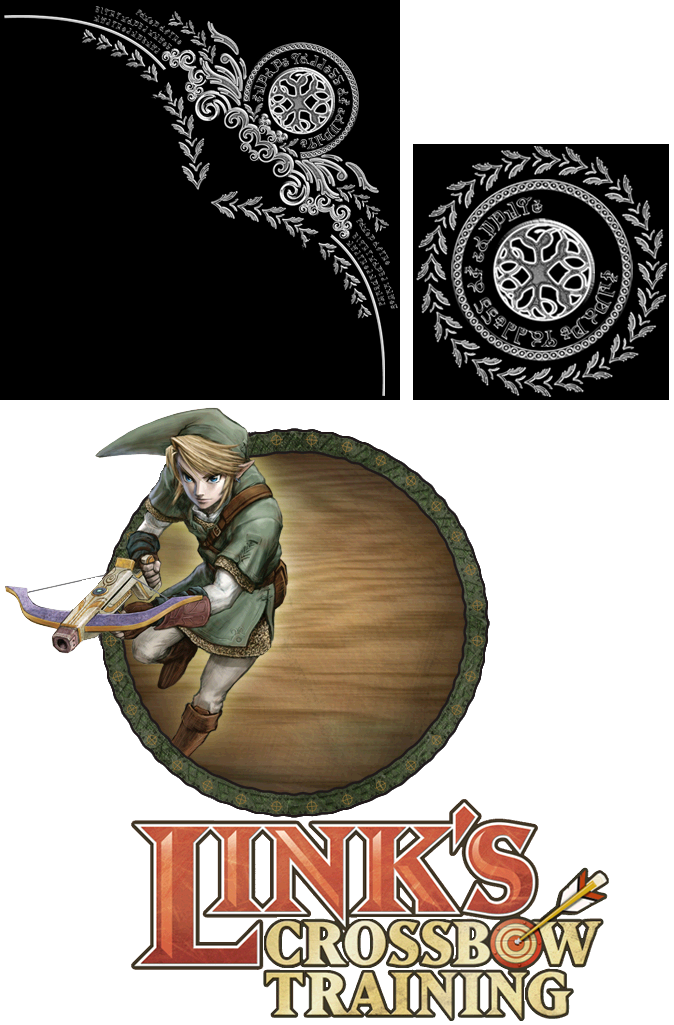 Link's Crossbow Training - Title Screen