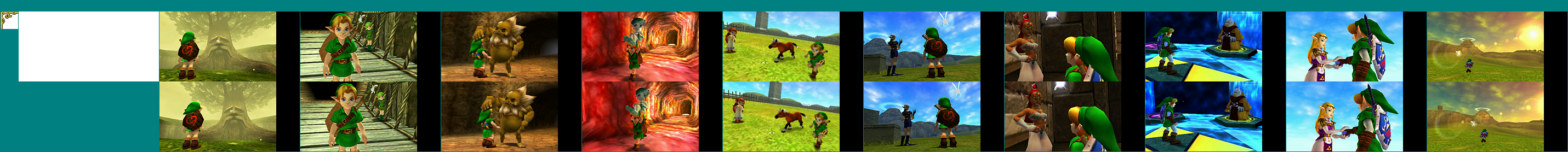 The Legend of Zelda: Ocarina of Time 3D - Credits Sequence