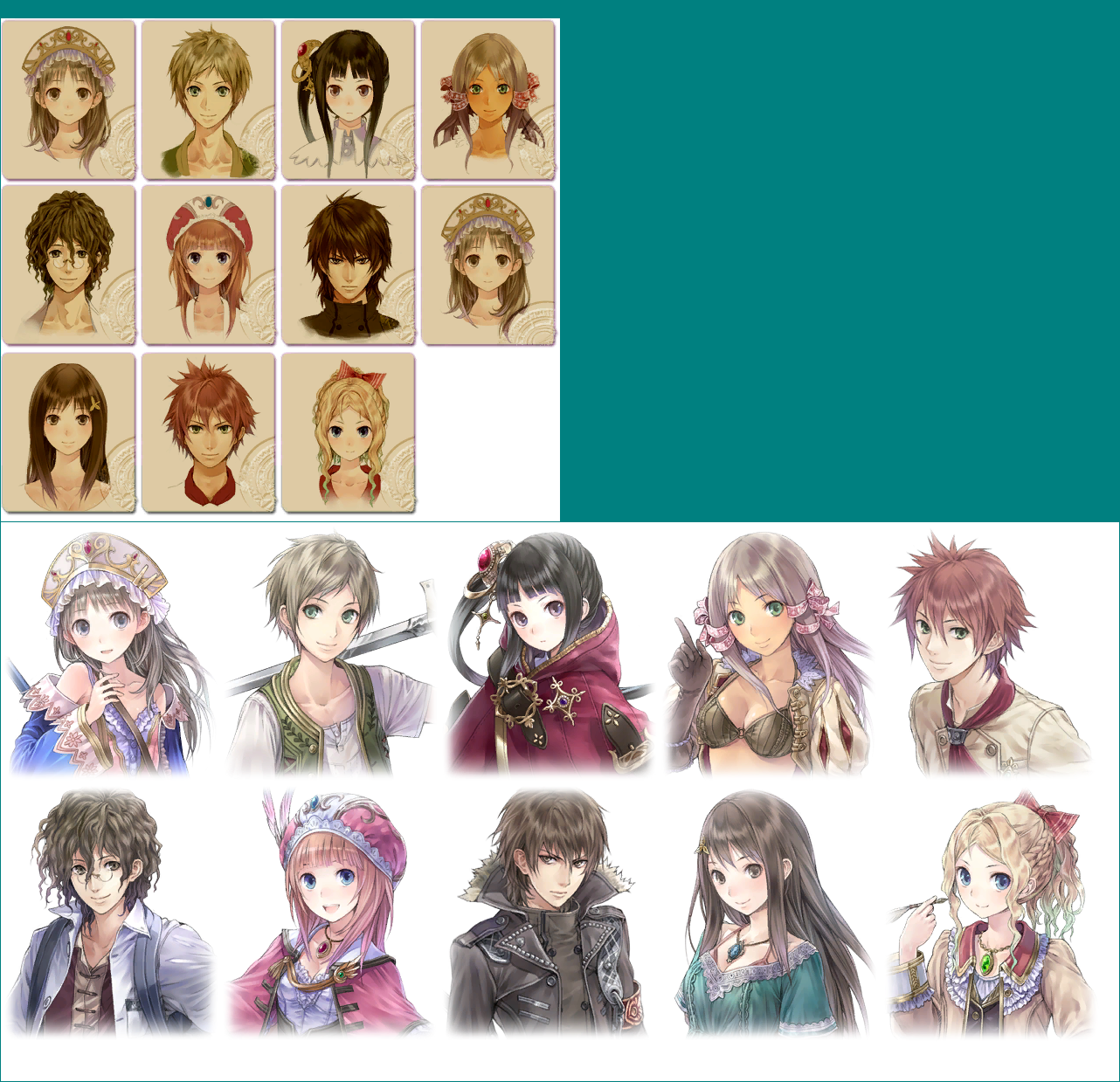 Atelier Totori: The Adventurer of Arland - Menu Mugshots