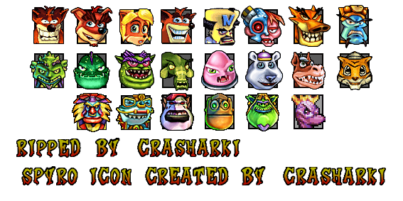 Crash Nitro Kart - Character Icons