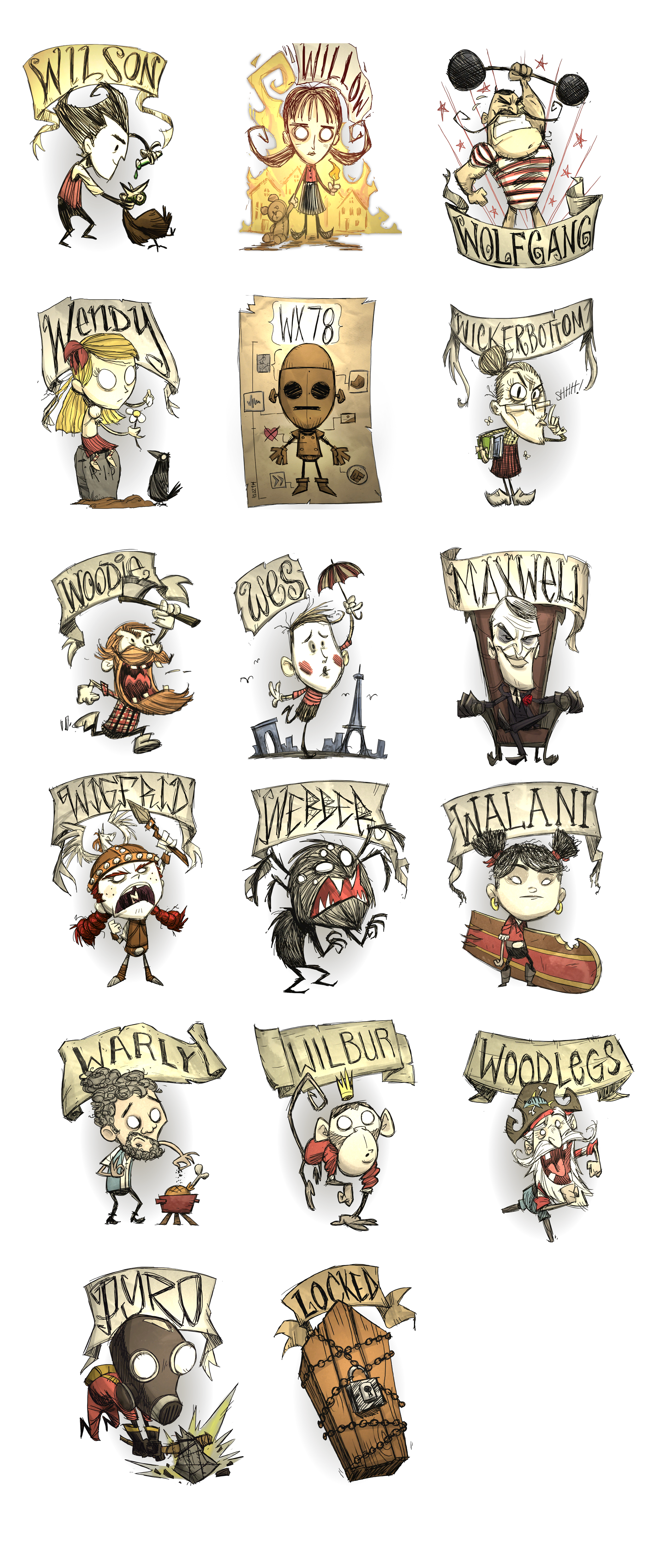 The Spriters Resource Full Sheet View Don't Starve / Don't Starve