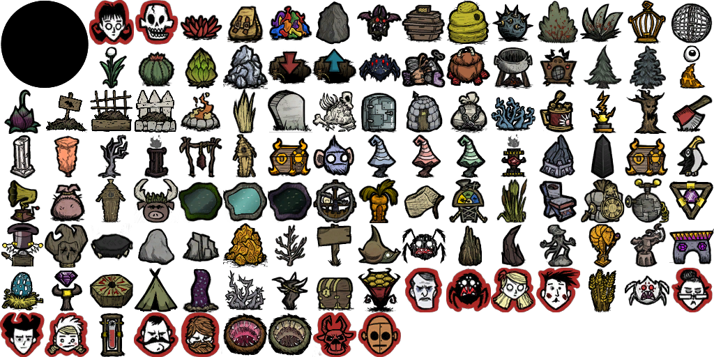 Don't Starve / Don't Starve Together - Map Icons