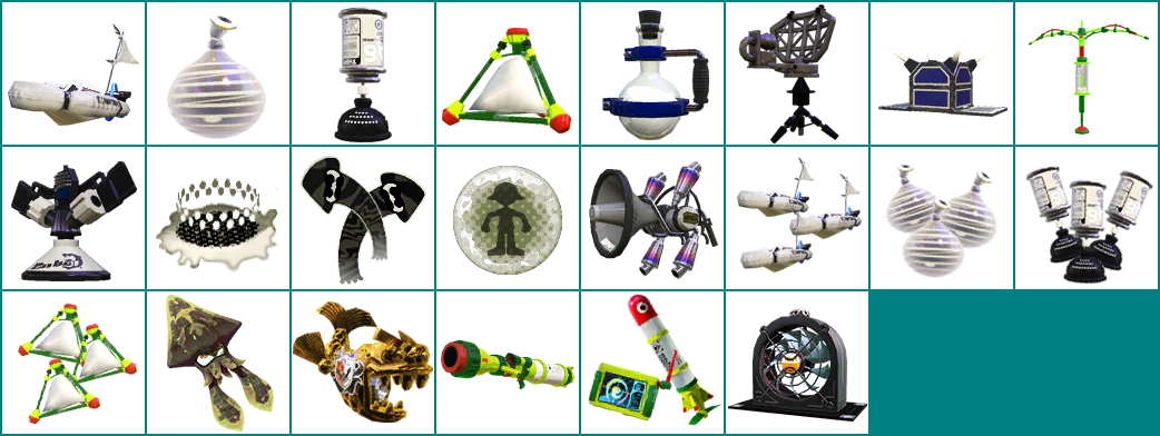 Splatoon - Sub/Special Weapon Icons