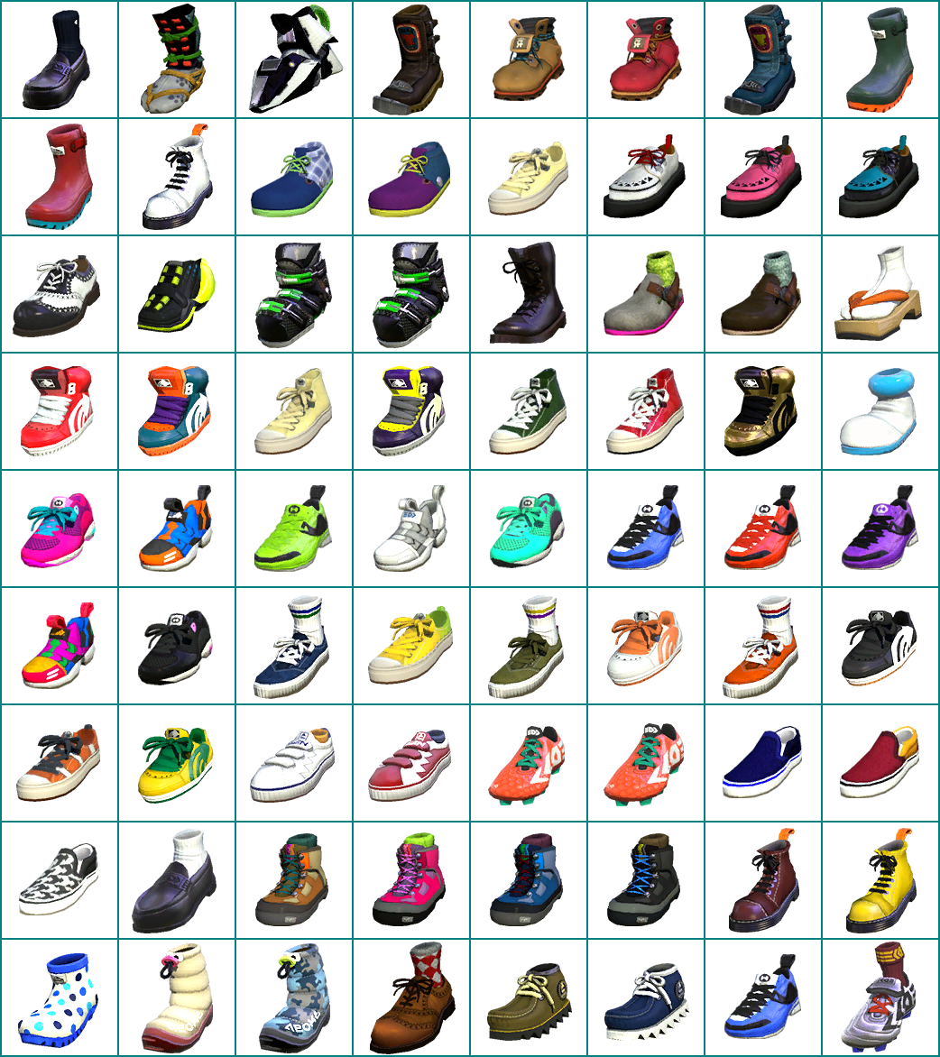Splatoon - Shoe Icons