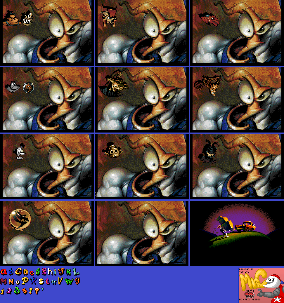 Earthworm Jim: Special Edition - Loading Screens