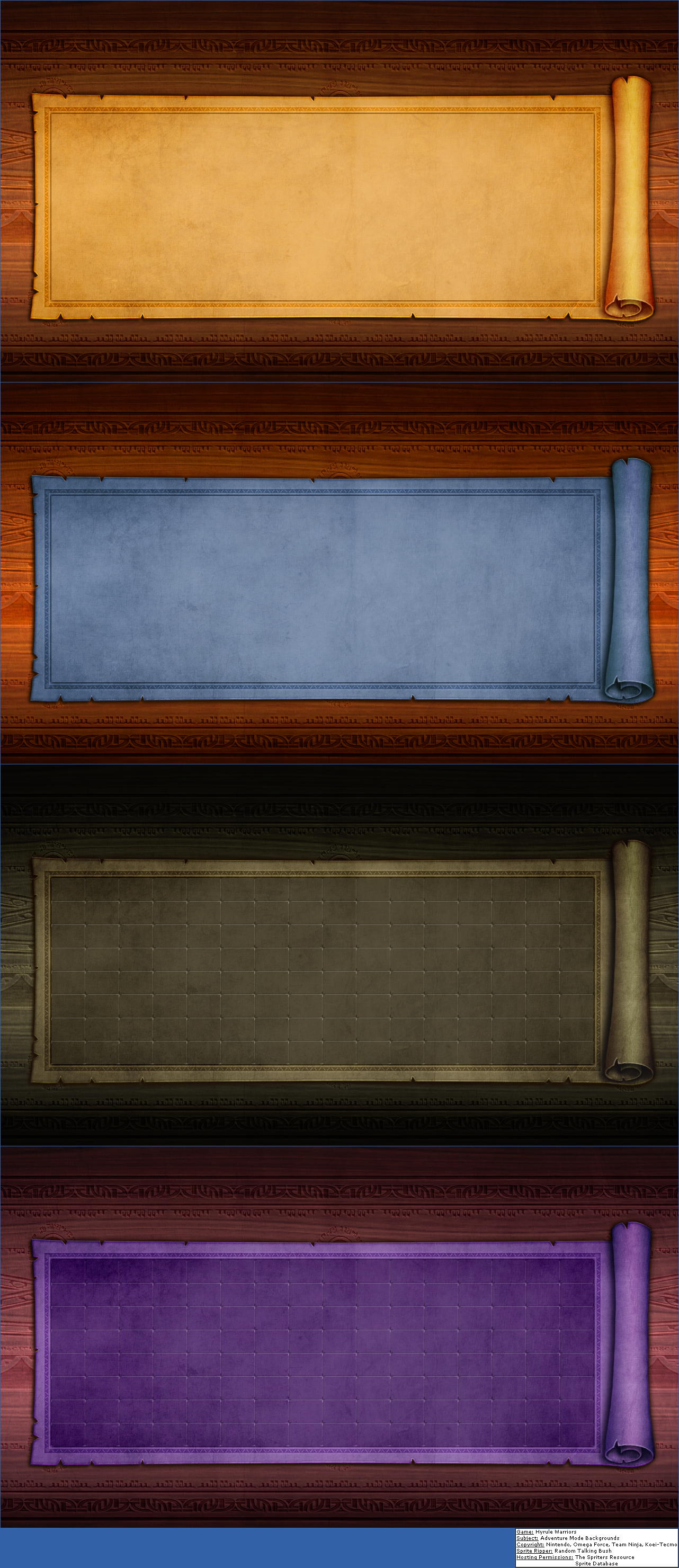 Hyrule Warriors - Adventure Mode Backgrounds