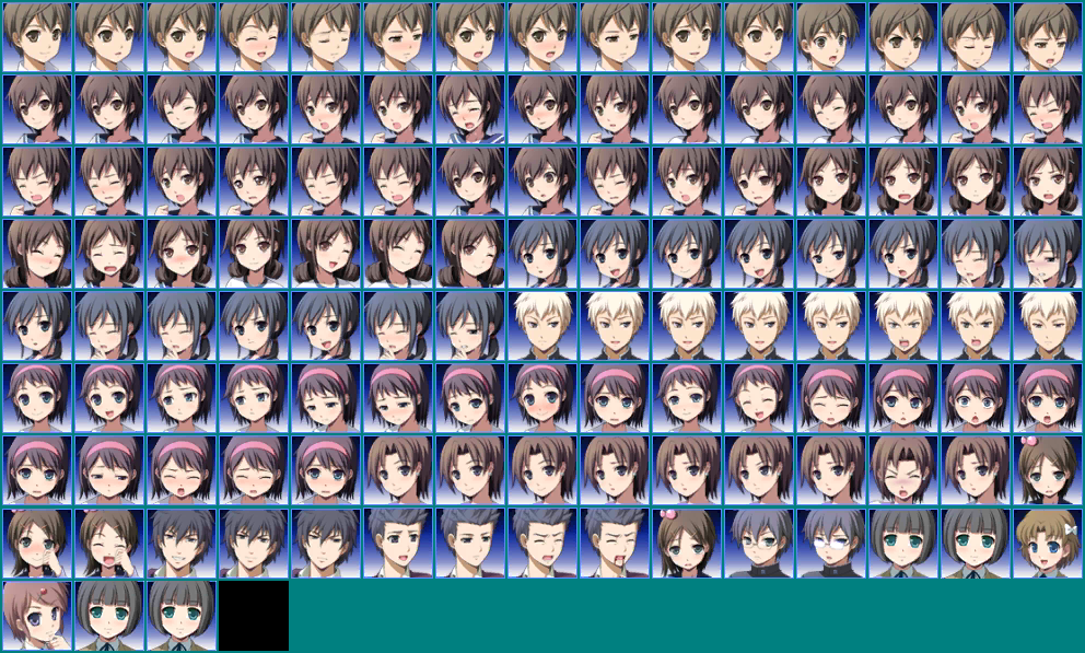 Corpse Party: Blood Covered - Repeated Fear - Faces
