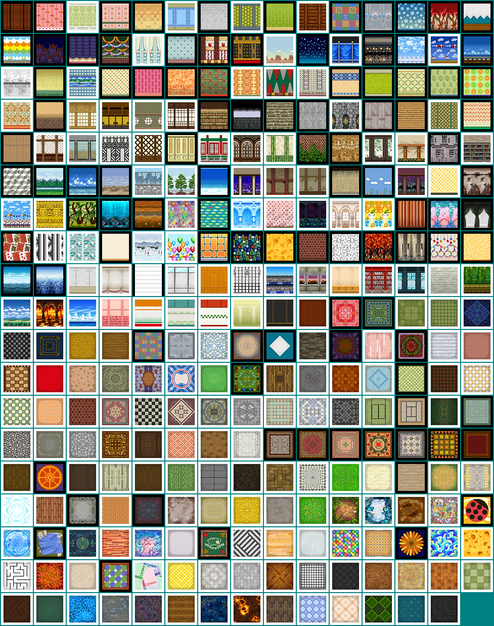 Animal Crossing: Happy Home Designer - Texture & Background Icons