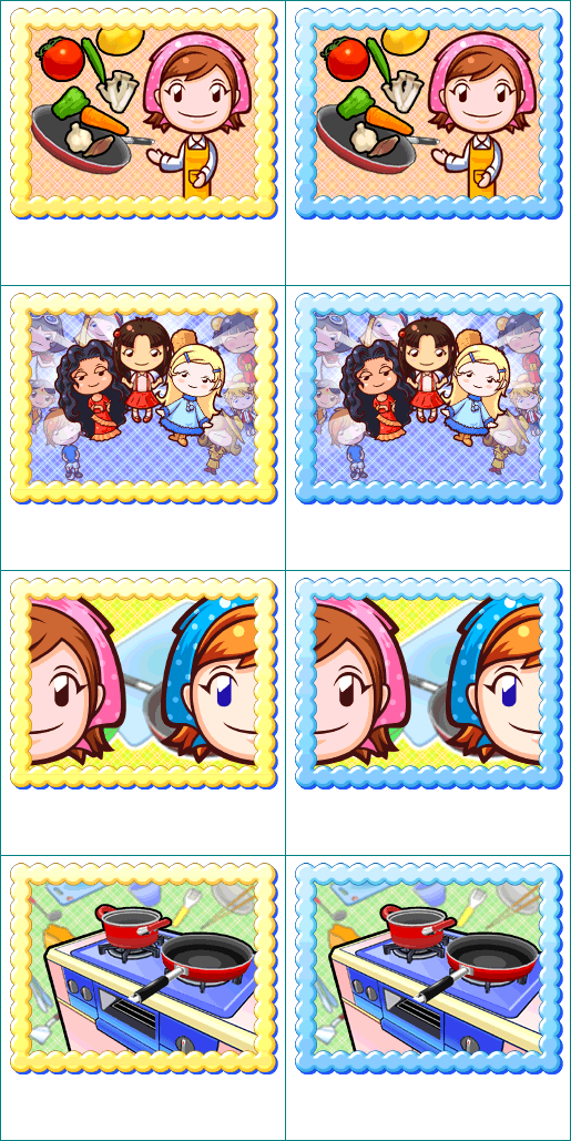 Cooking Mama: Cook Off - Main Menu Choices