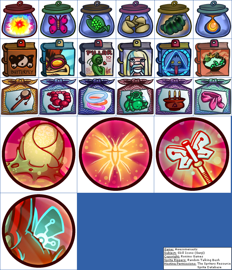 Awesomenauts - Skill Icons (Genji)