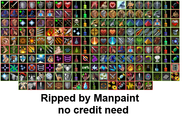 RuneScape 3 - Effects Icons