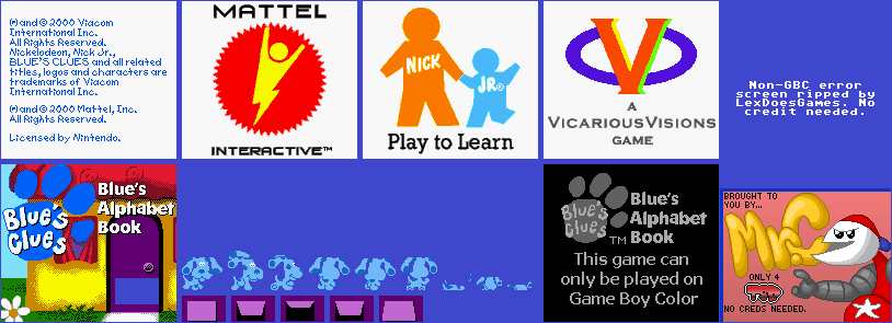 Logos, Title Screen, & Game Boy Error