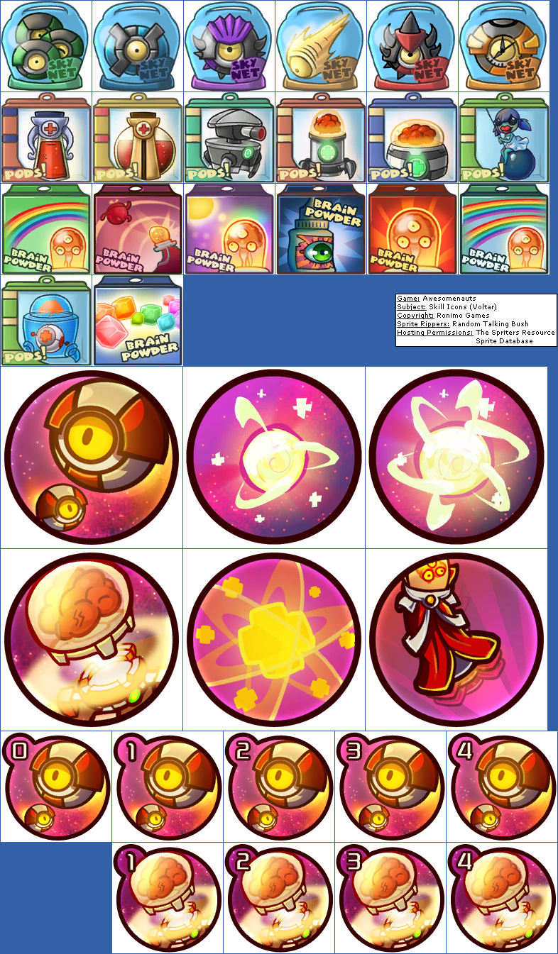 Awesomenauts - Skill Icons (Voltar)