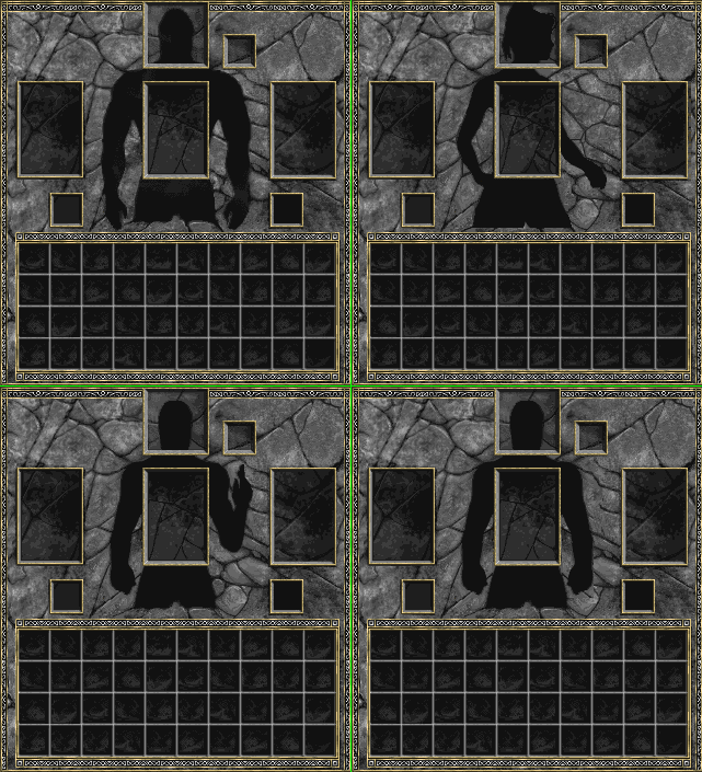 Diablo / Diablo: Hellfire - Player Inventory Menu