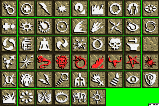 Diablo / Diablo: Hellfire - Spell Icons