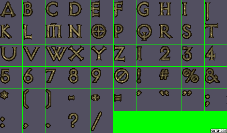 Diablo / Diablo: Hellfire - Font