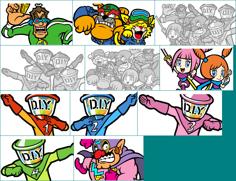 WarioWare: D.I.Y. Showcase - Shop Portraits