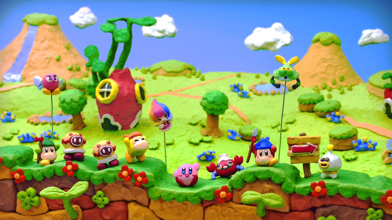 Kirby and the Rainbow Curse / Paintbrush - TV Banner