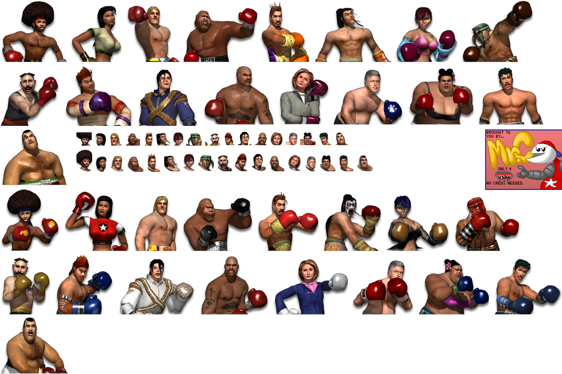 Ready 2 Rumble Boxing: Round 2 - Boxer Mugs